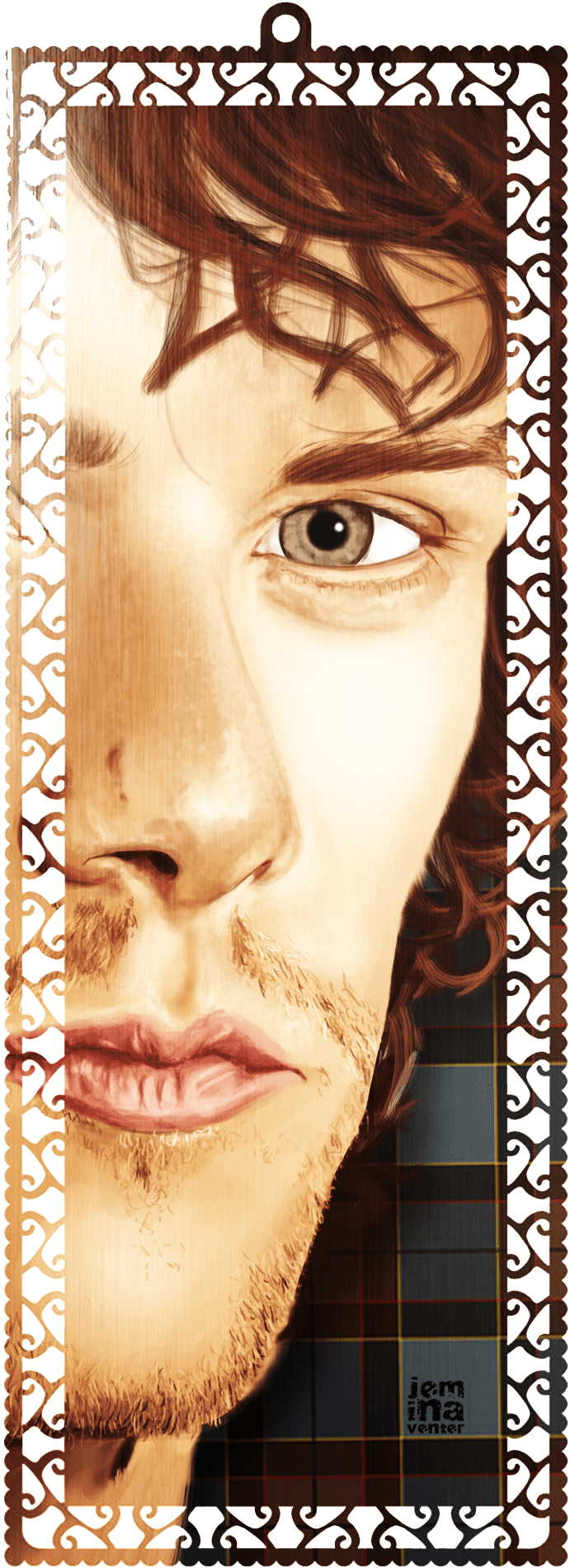 Outlander JAMMF Art Bookmark