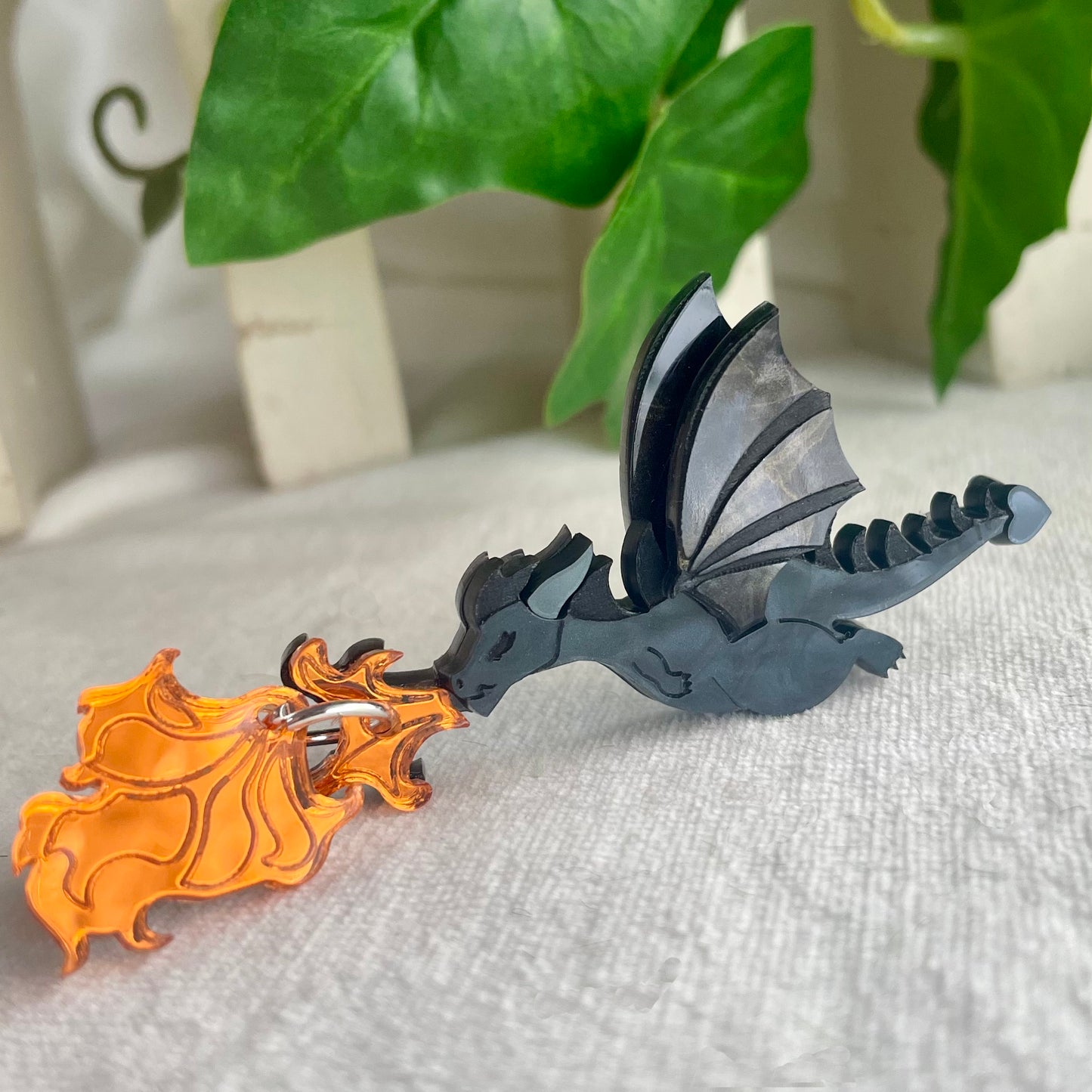 *NEW* Fire-Breathing Dragon Statement Earrings