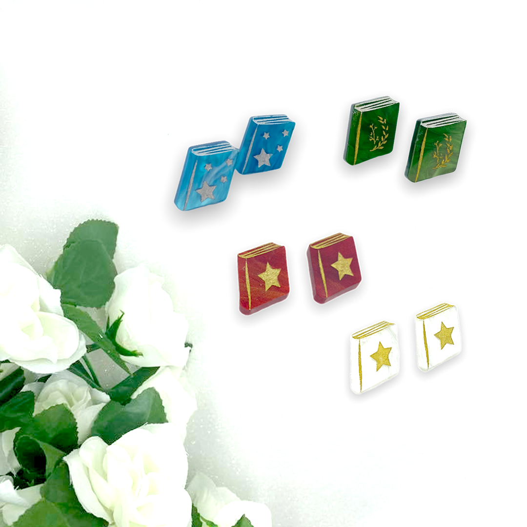 Book Lover Studs