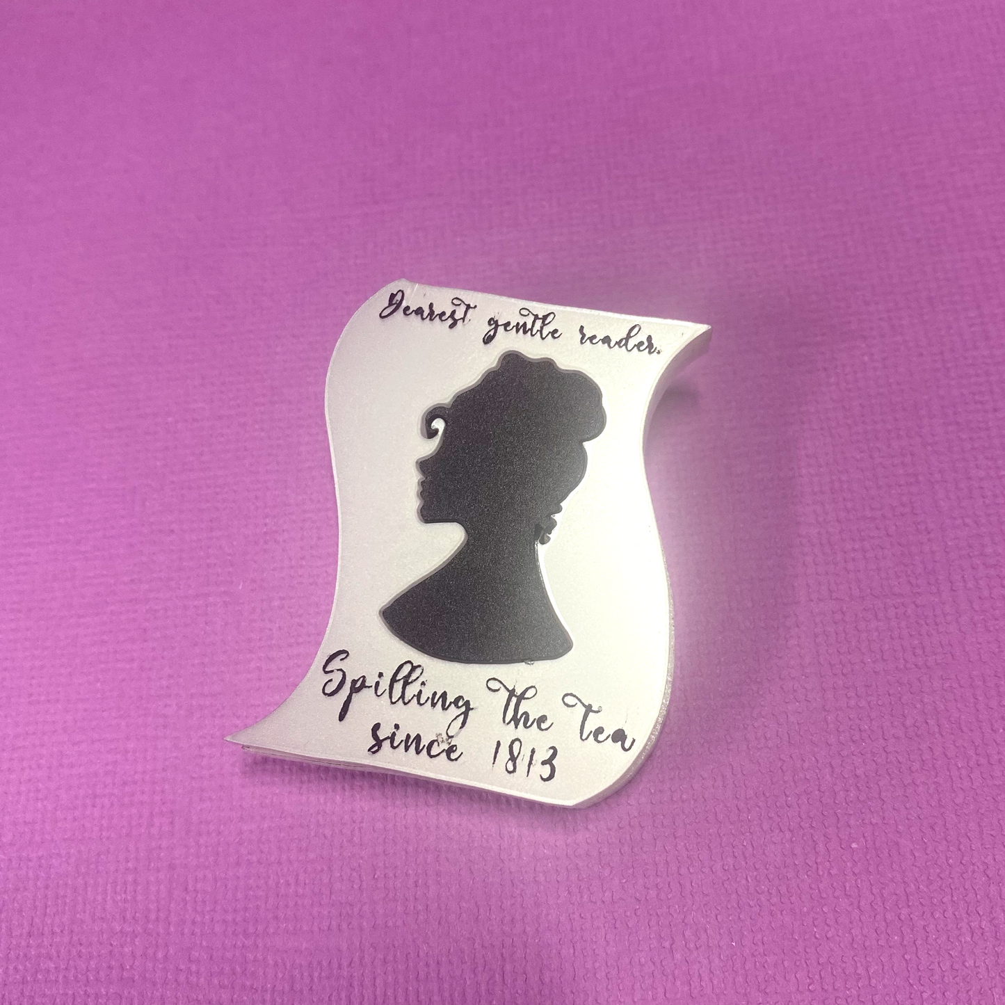 Dearest Gentle Reader Brooch