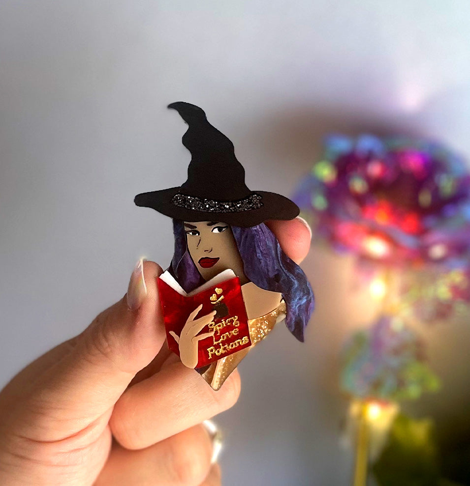 Delphine The Witch Brooch