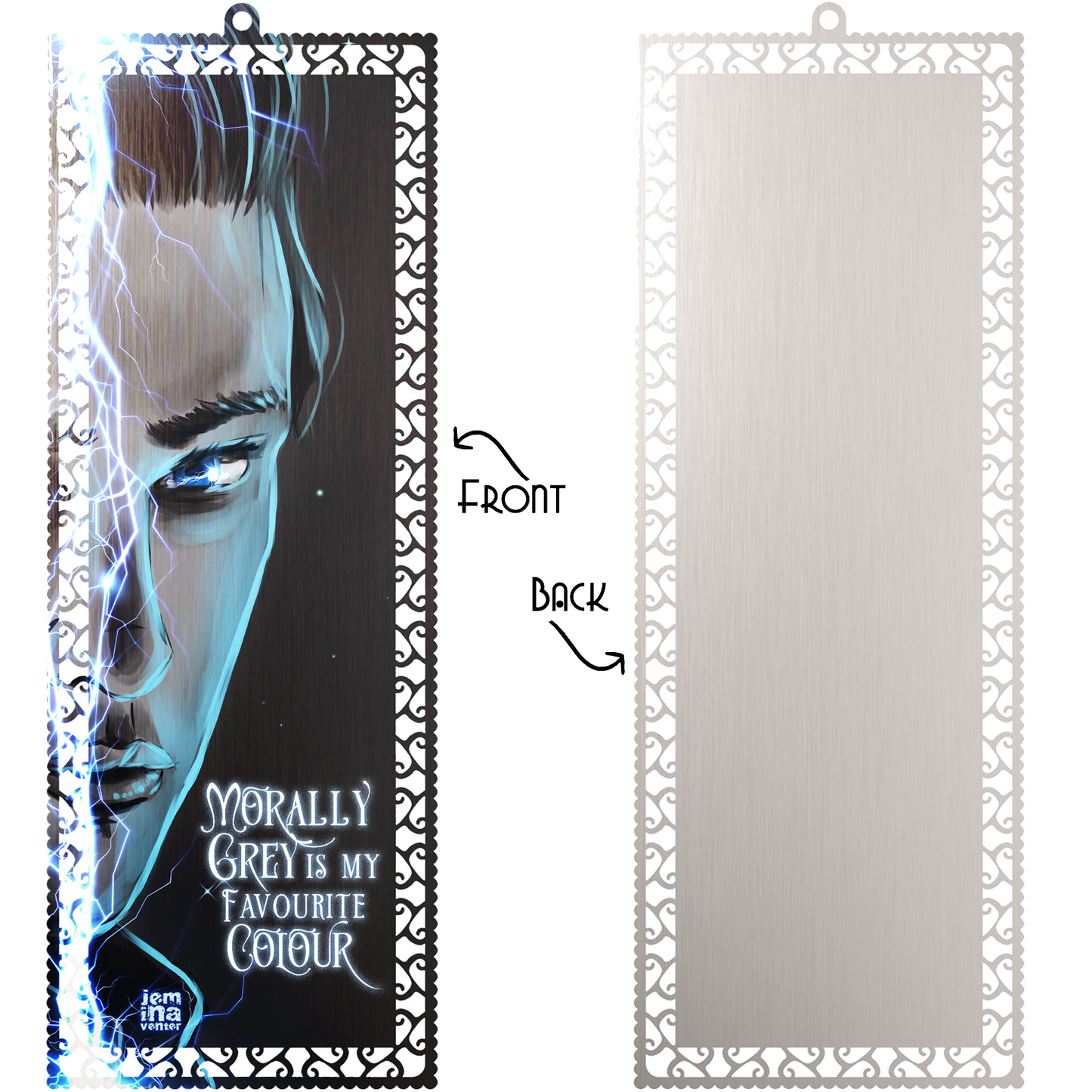 Morally Grey Art Bookmark