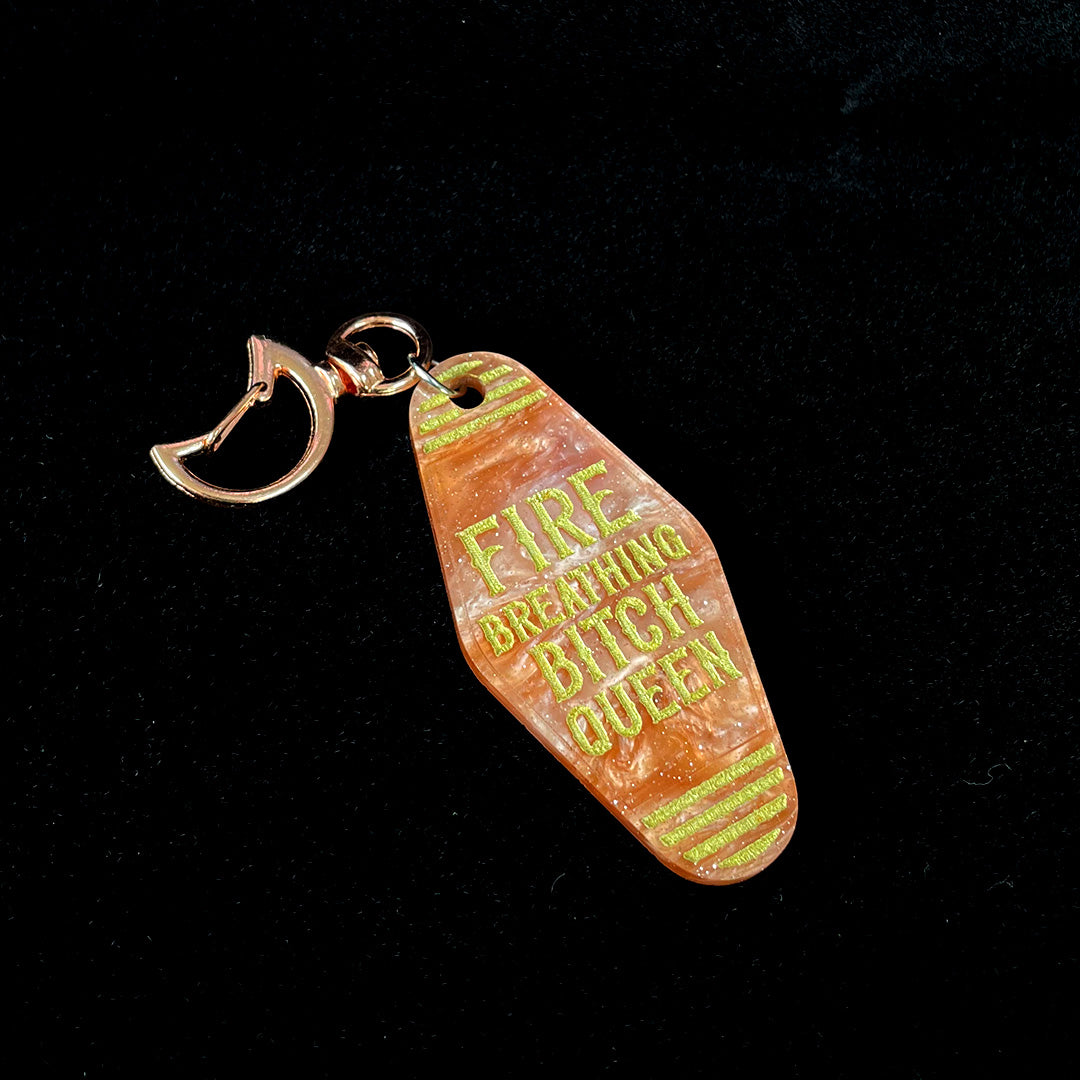 *NEW* Officially Licensed: Throne of Glass Retro Motel Keyrings
