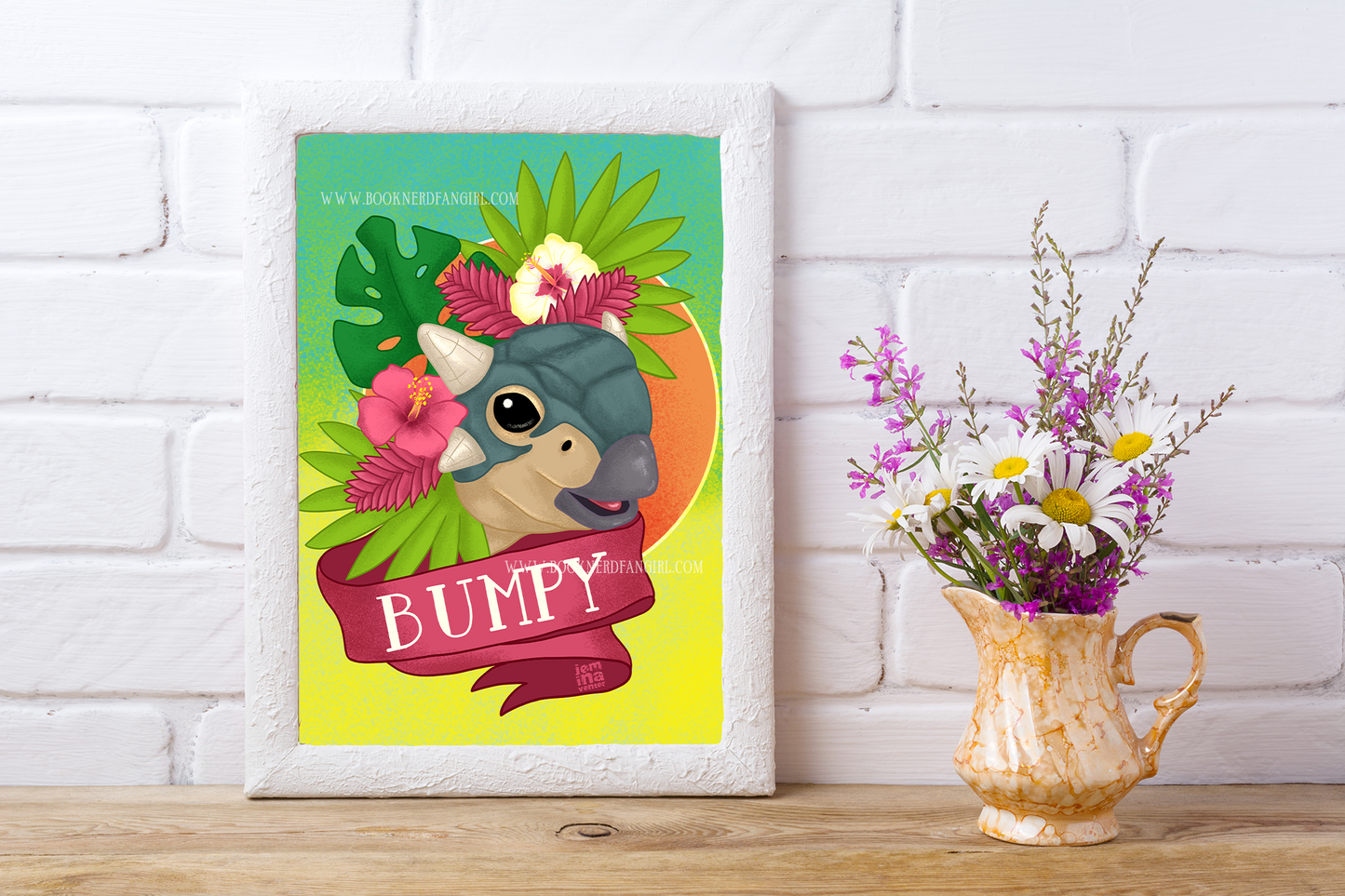 Bumpy Art Print