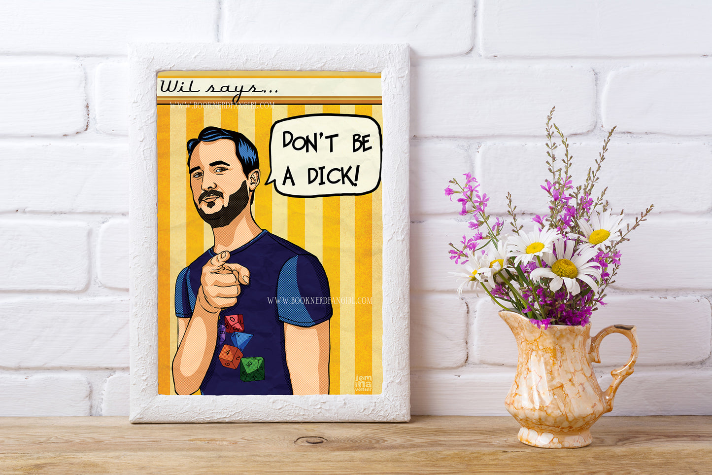 Wil Says... Art Print