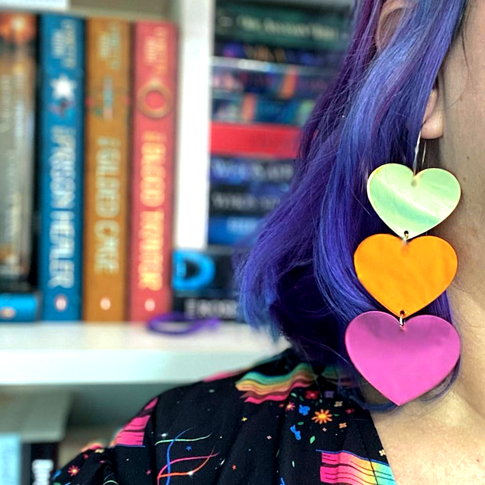 Queen of Hearts Statement Earrings