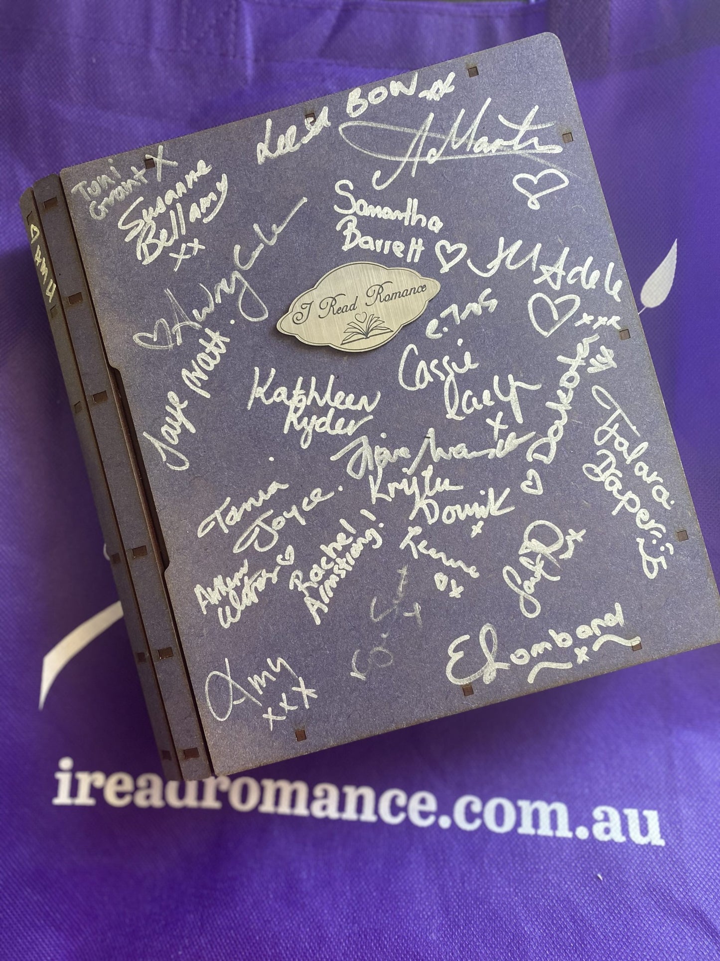 Signature Book Box - Custom Plaque