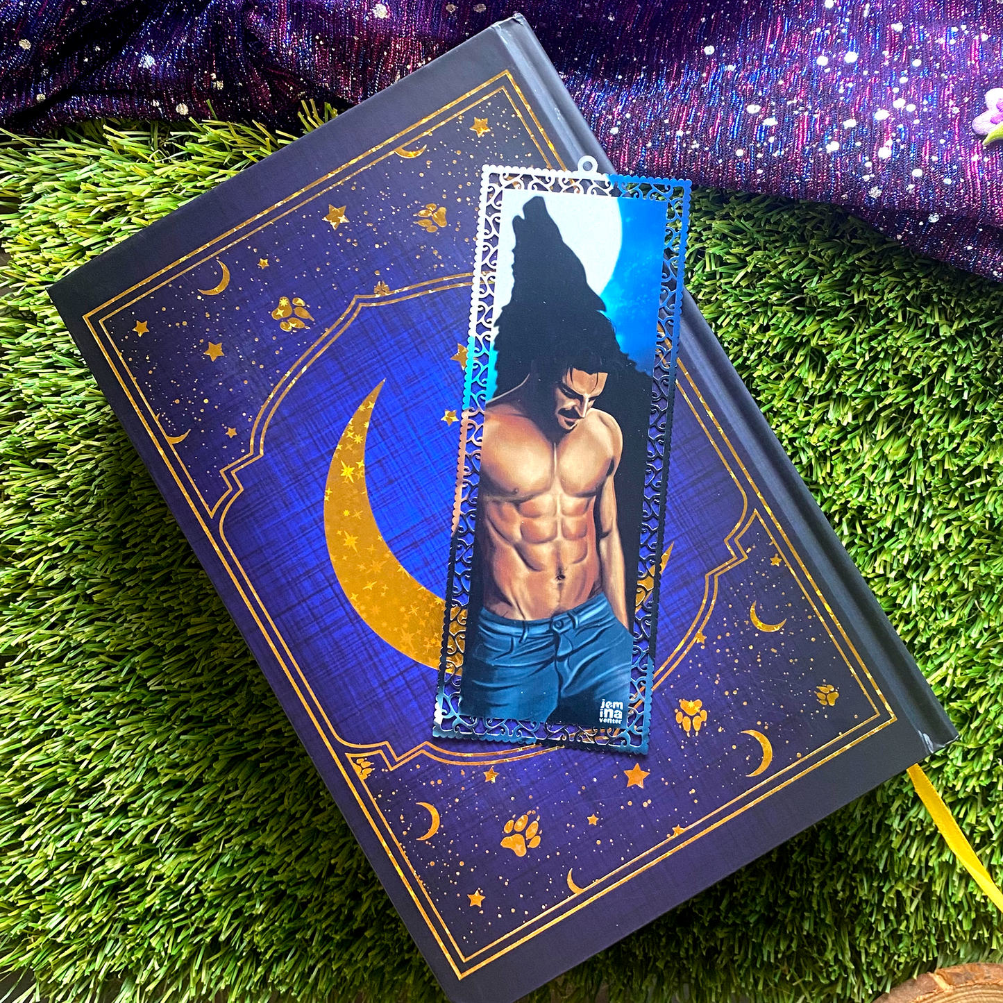Wolf Shifter Art Bookmark
