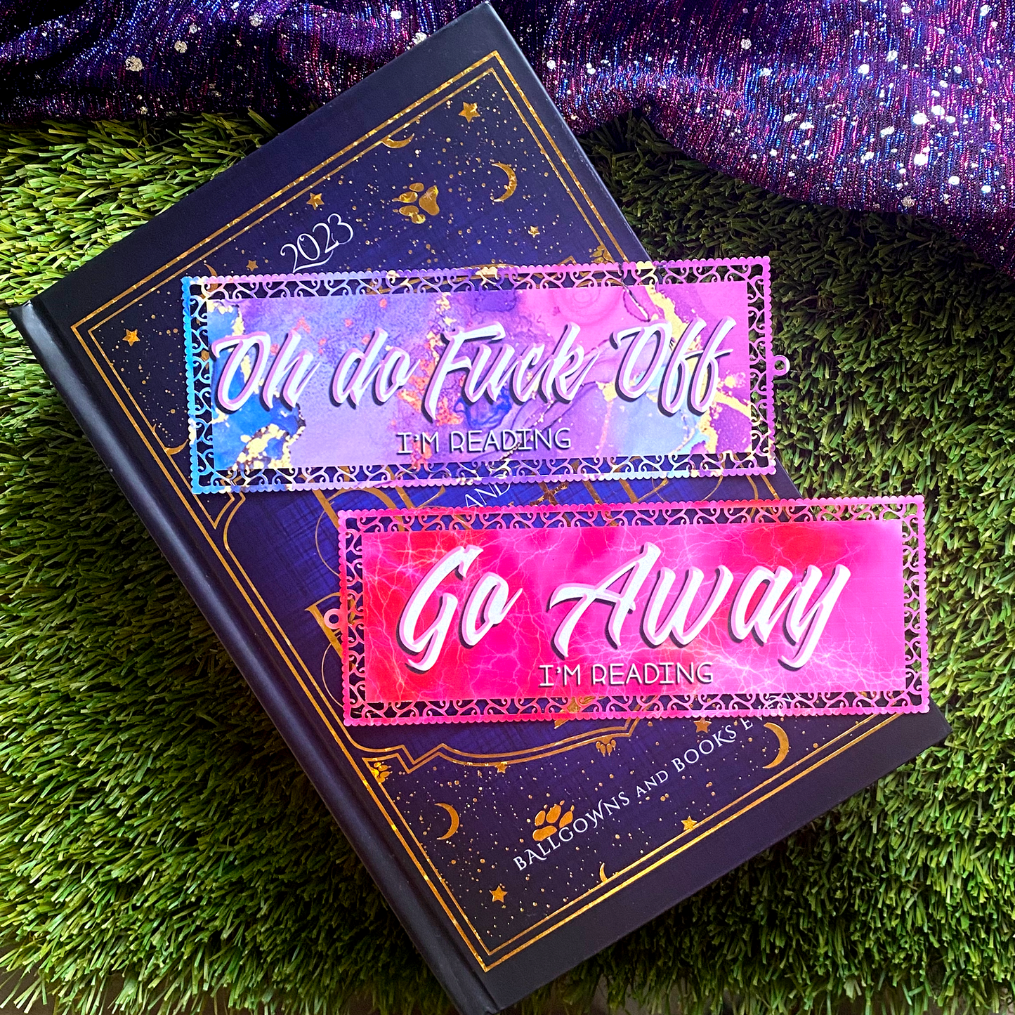 Go Away (I'm Reading) Bookmark