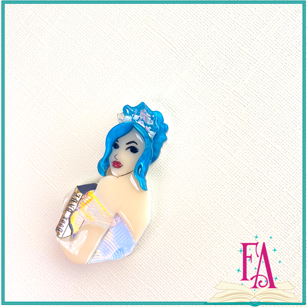 OOAK Book BABE Brooch