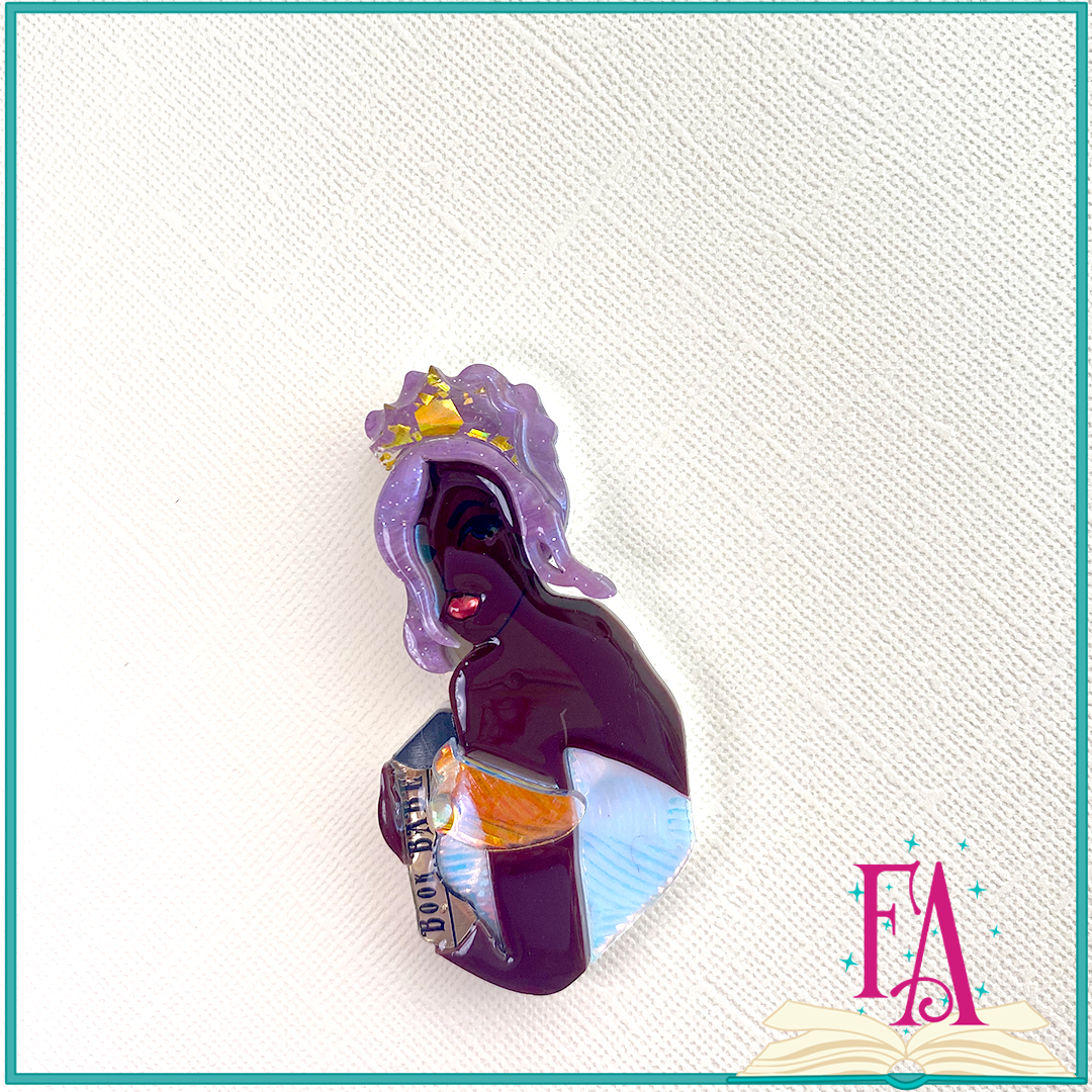 OOAK Book BABE Brooch