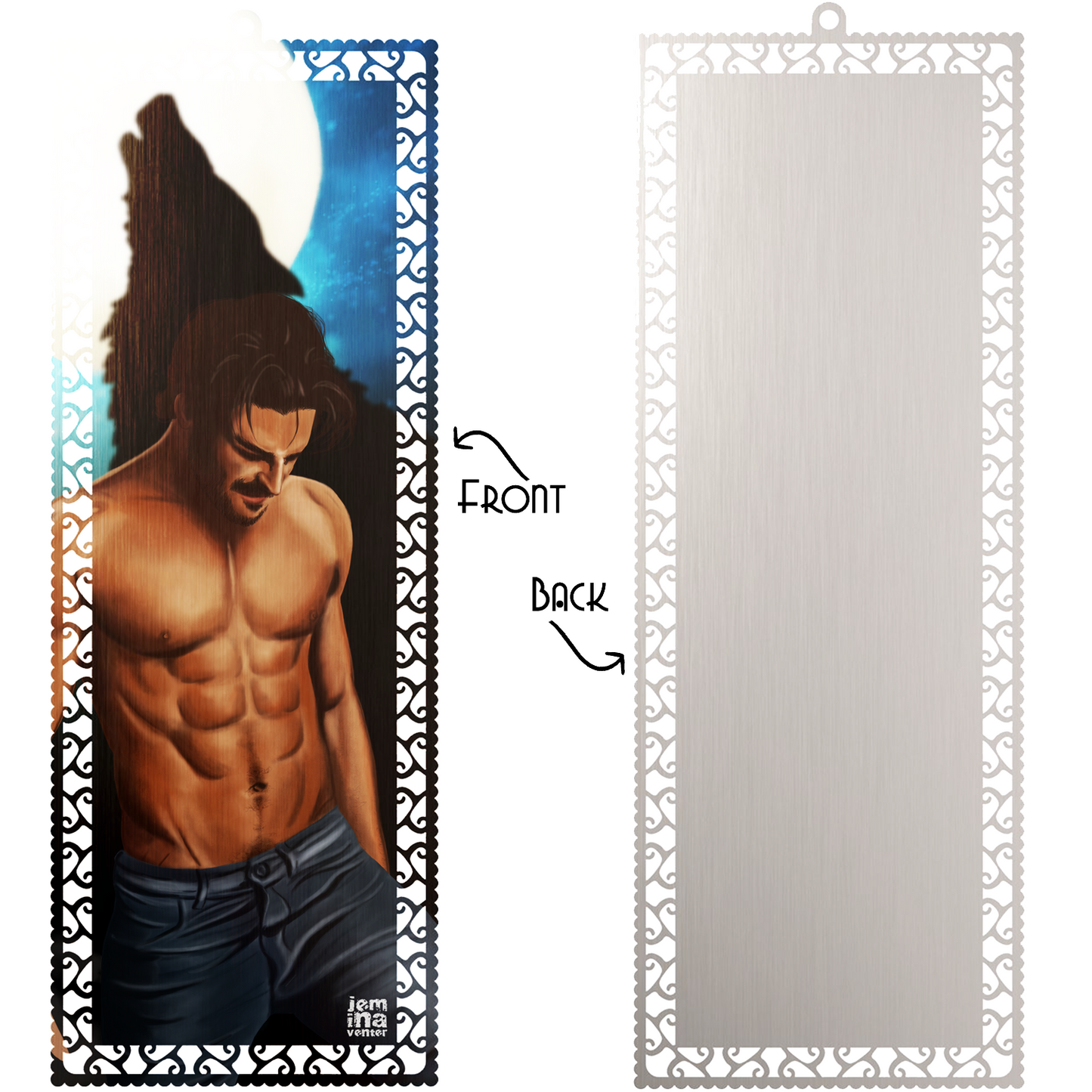 Wolf Shifter Art Bookmark