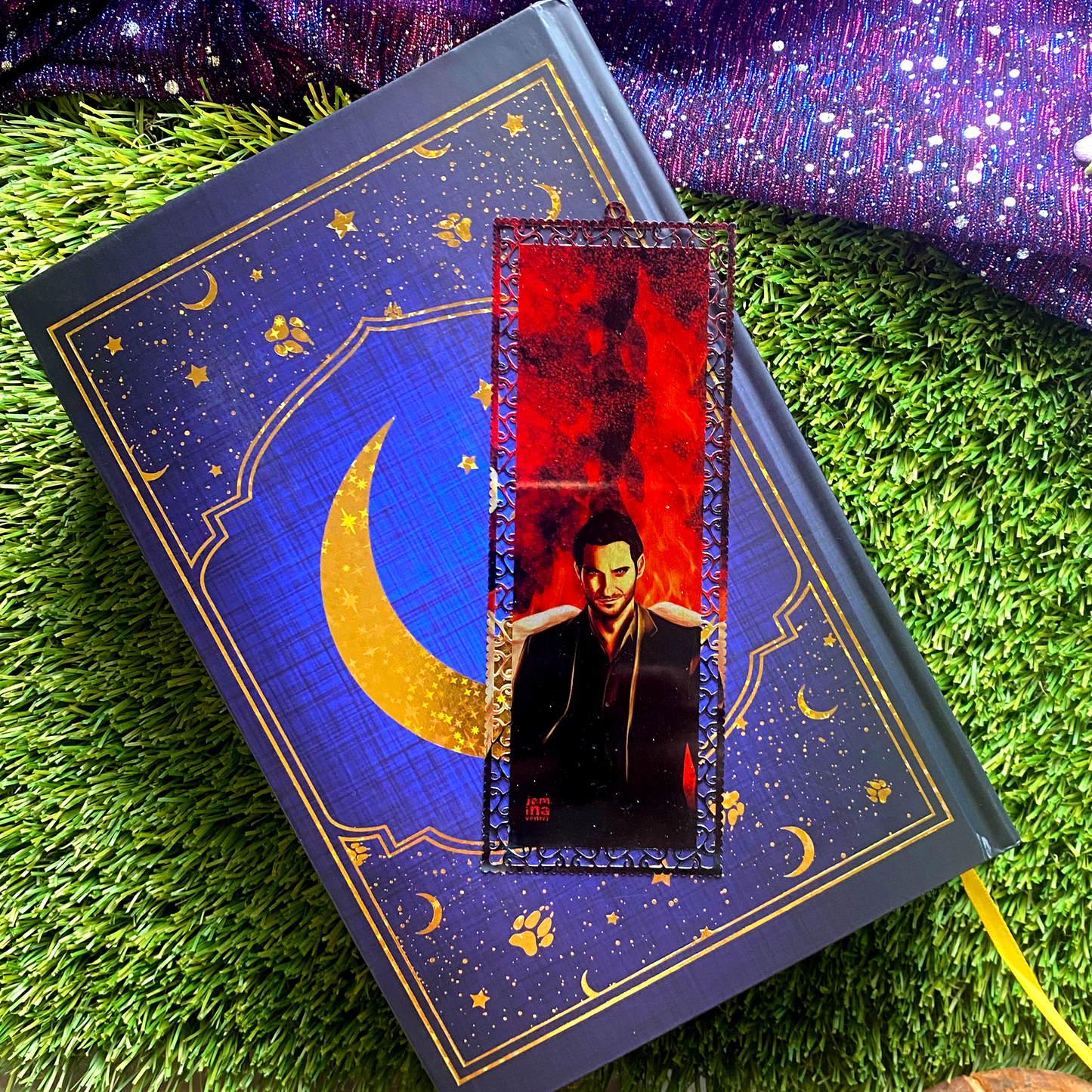 Lucifer Art Bookmark