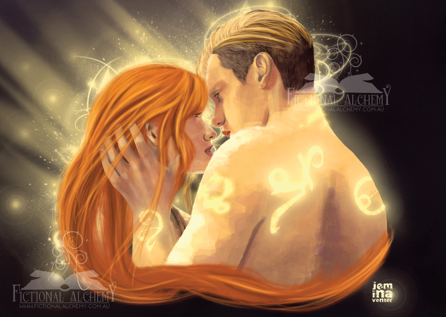 Golden Clace Art Print