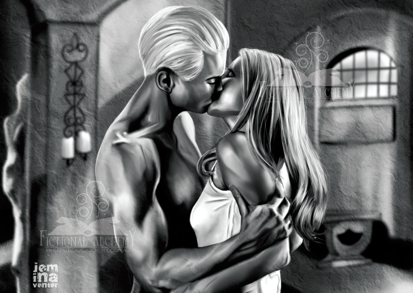 The Vampire & The Slayer Art Print