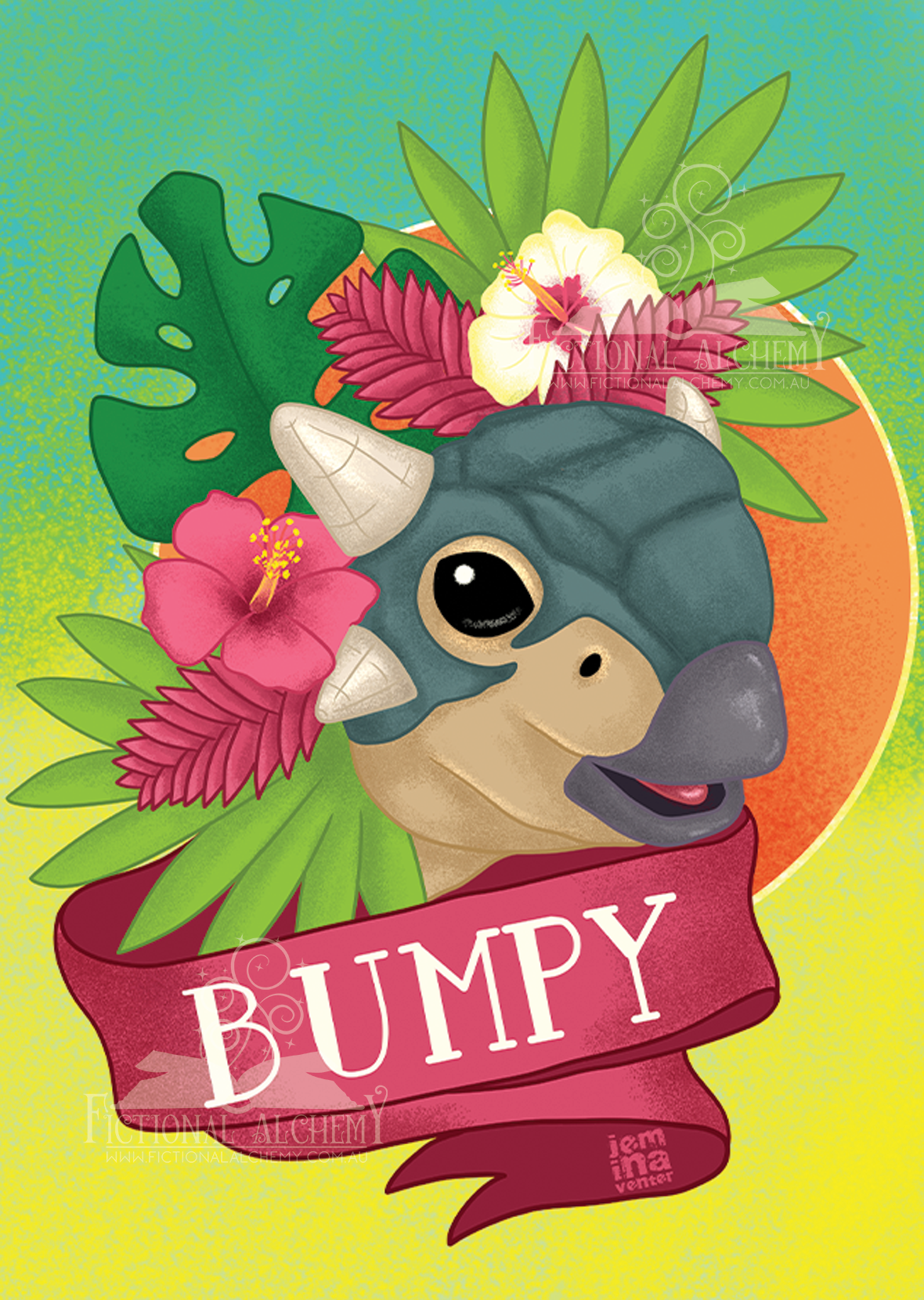 Bumpy Art Print