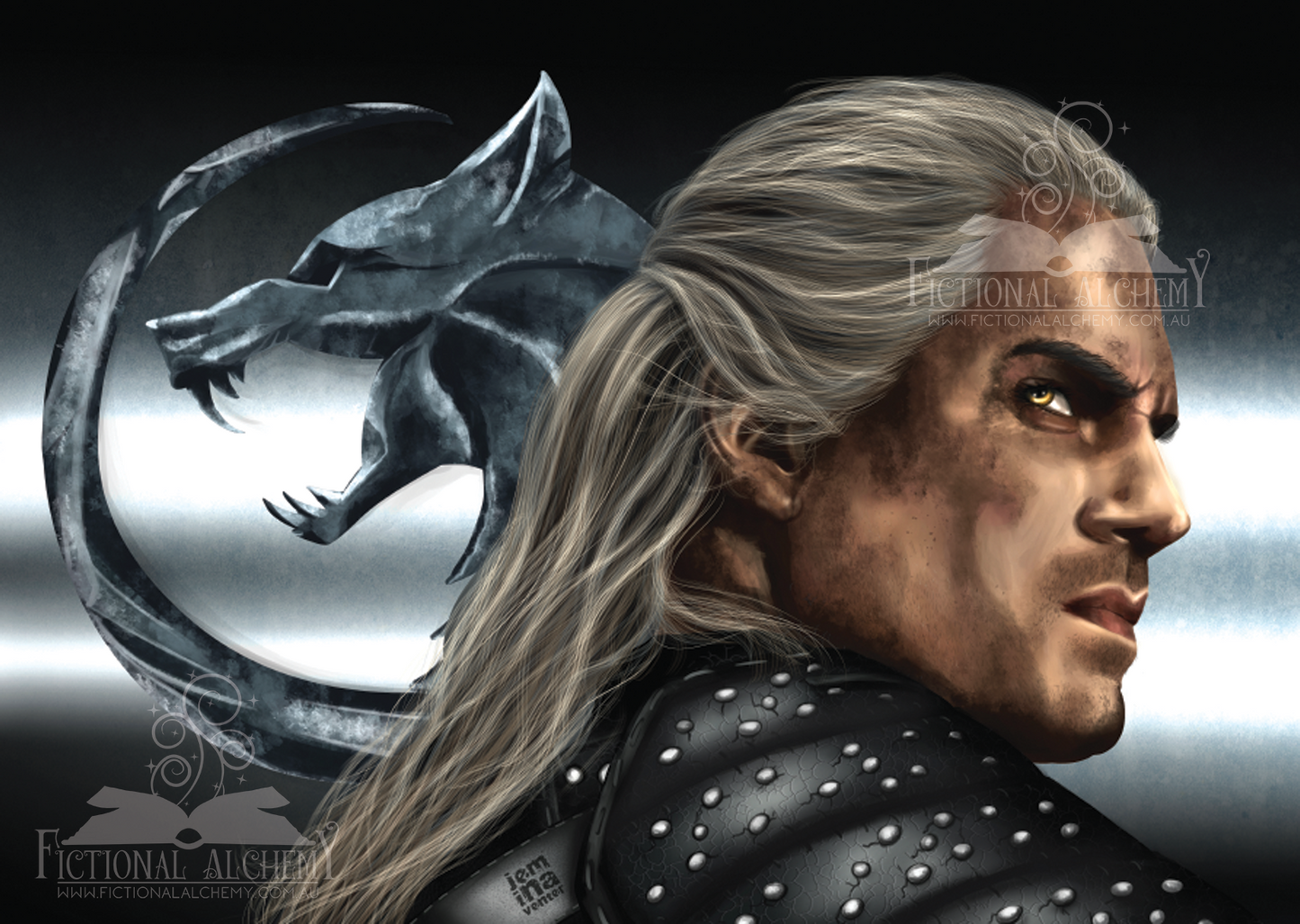 Geralt Art Print