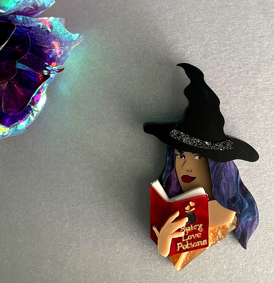 Delphine The Witch Brooch