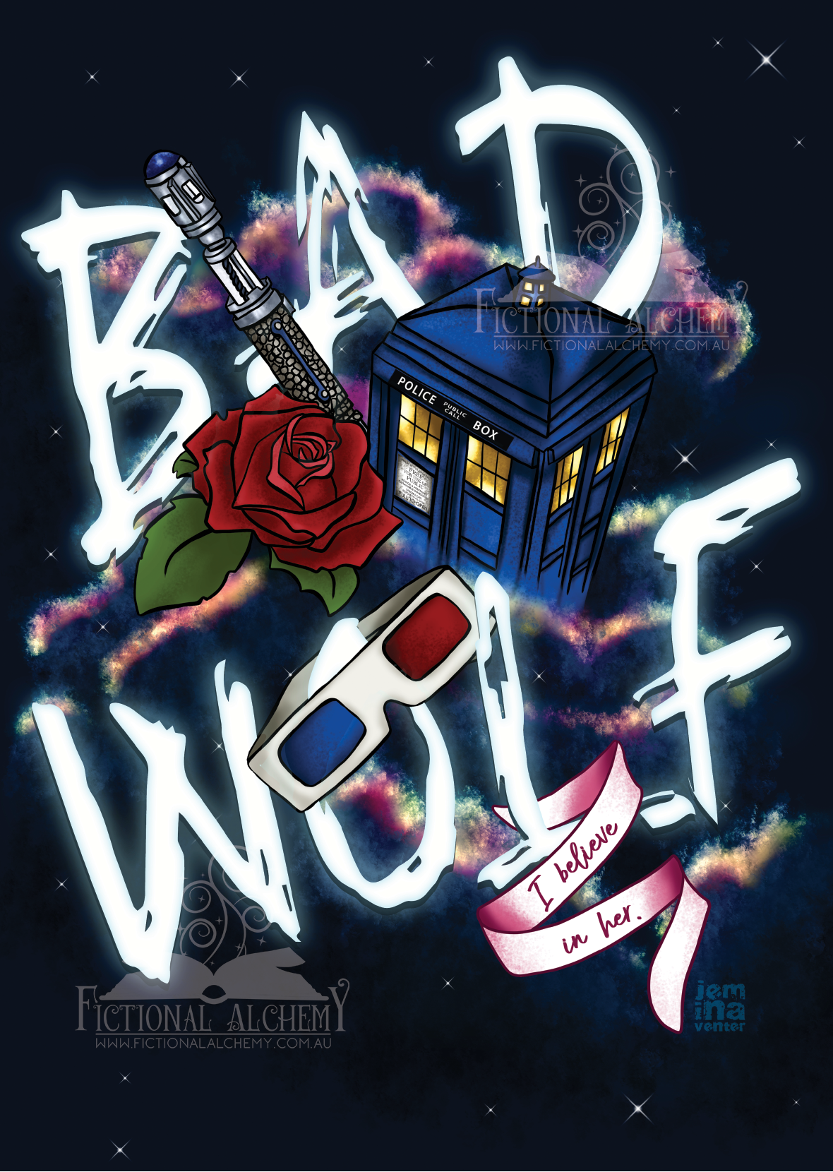 Bad Wolf Art Print