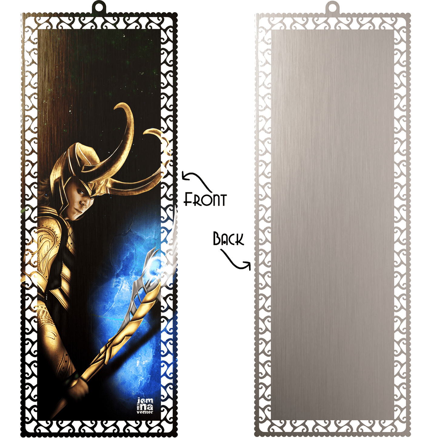 Loki Art Bookmark