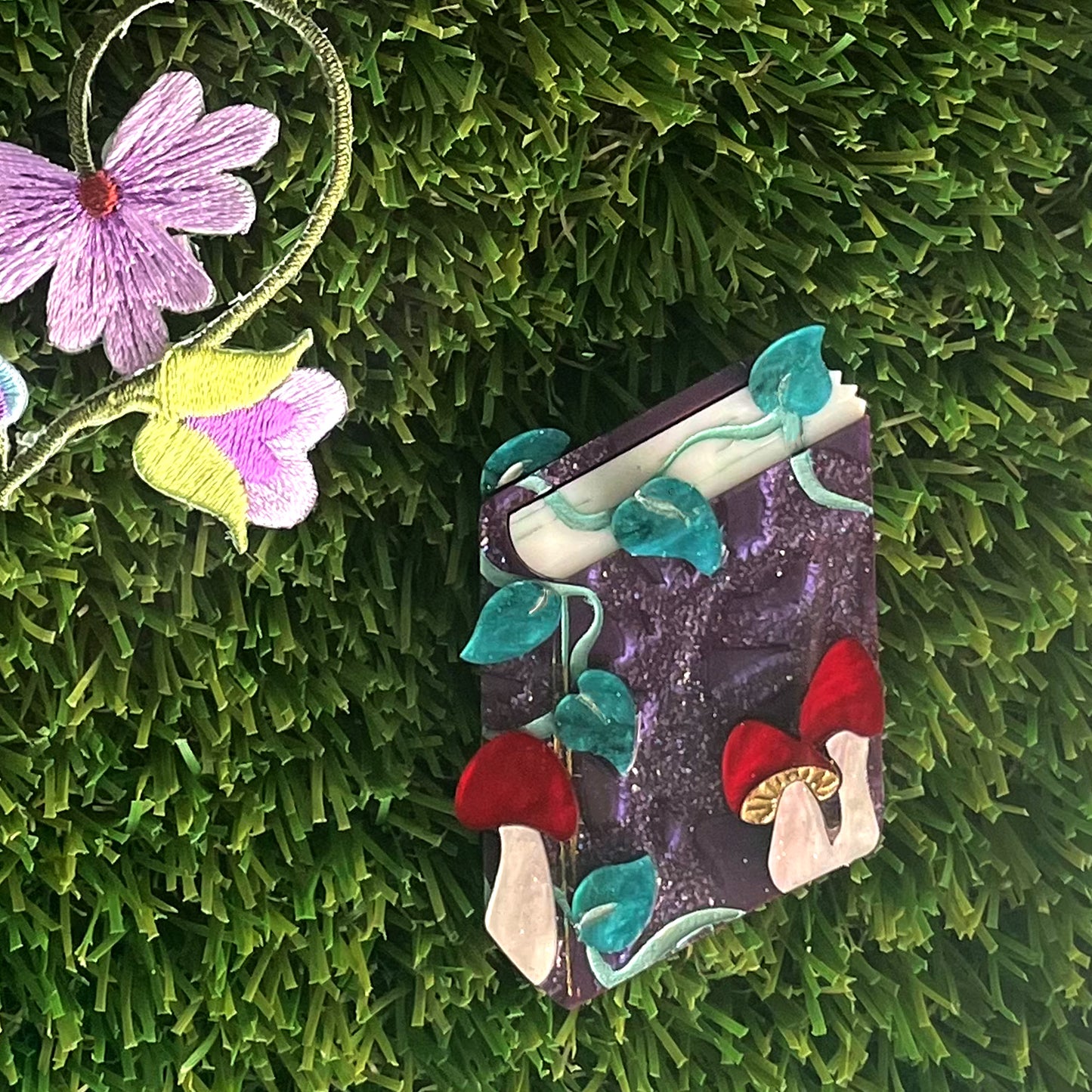 Long Lost Book Brooch