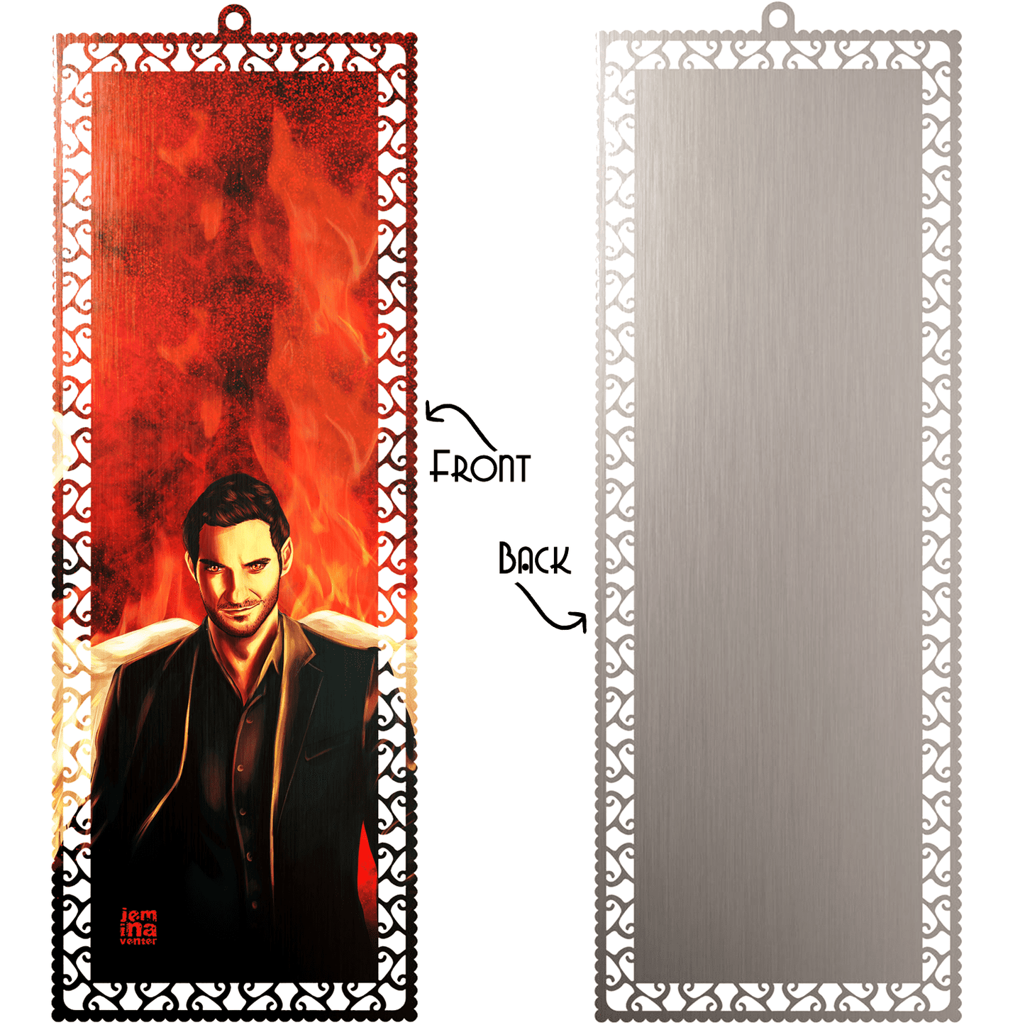 Lucifer Art Bookmark