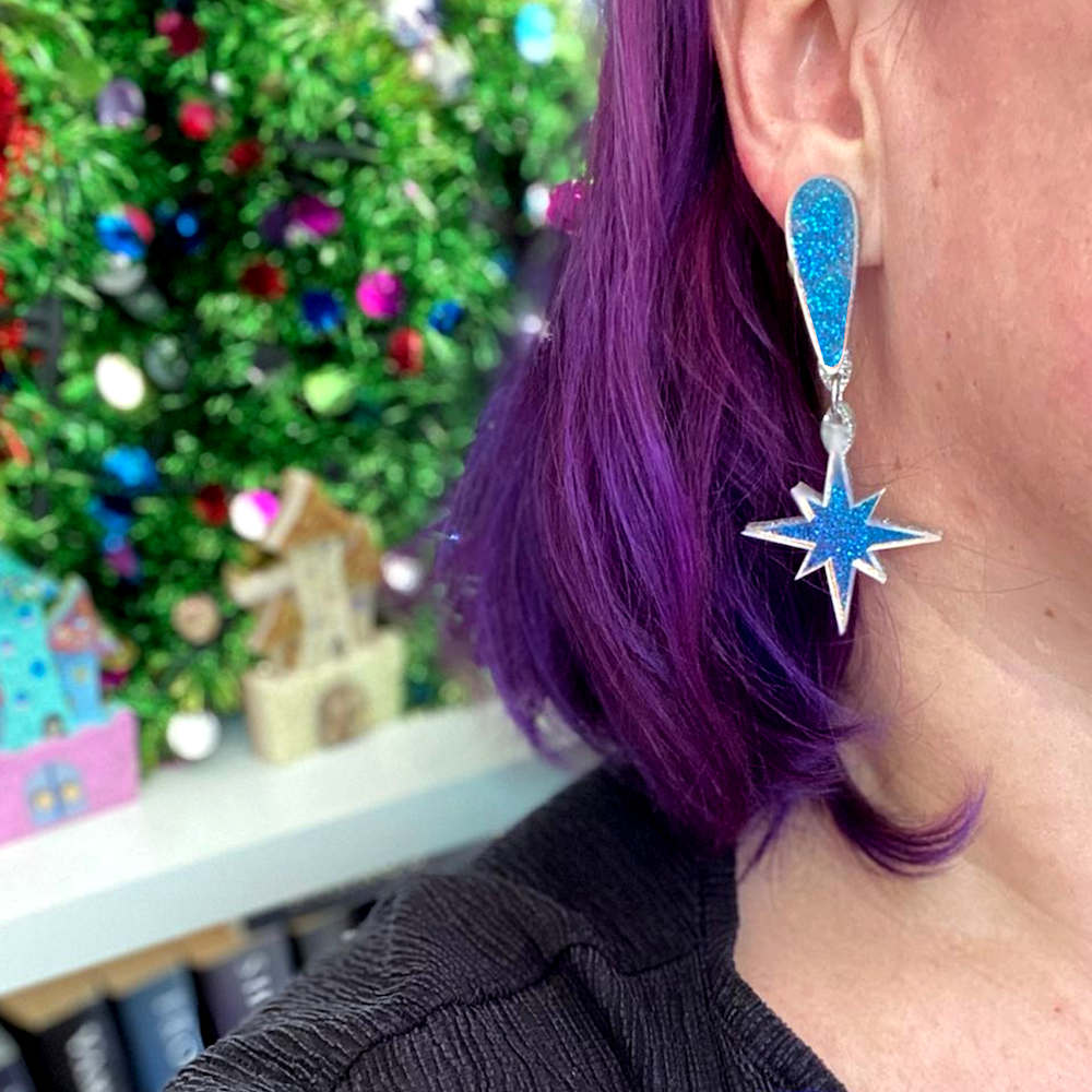 North Star Statement Earrings