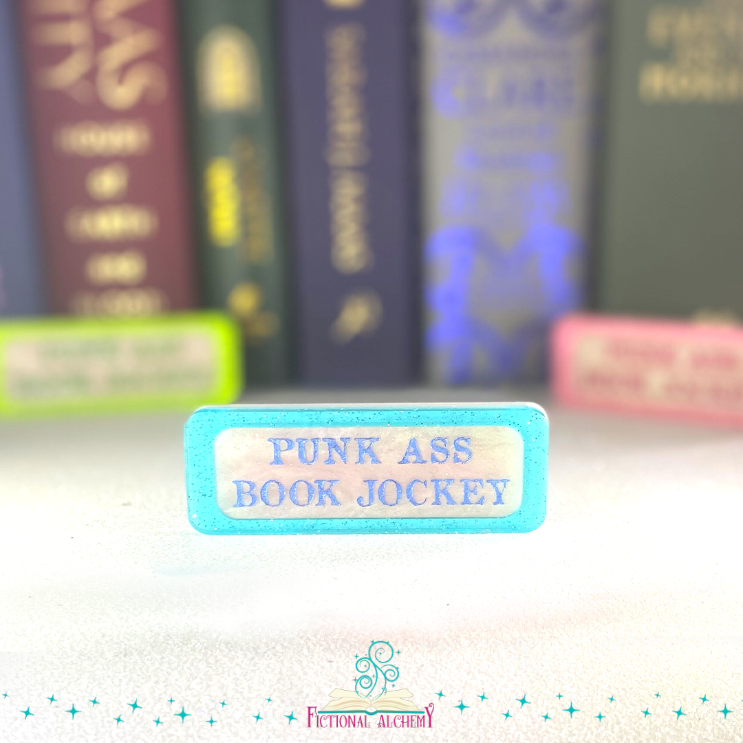 Punk Ass Book Jockey Hair clip