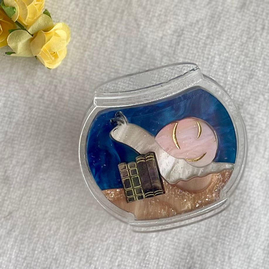 *NEW* Fishbowl Readers Brooch - Snail