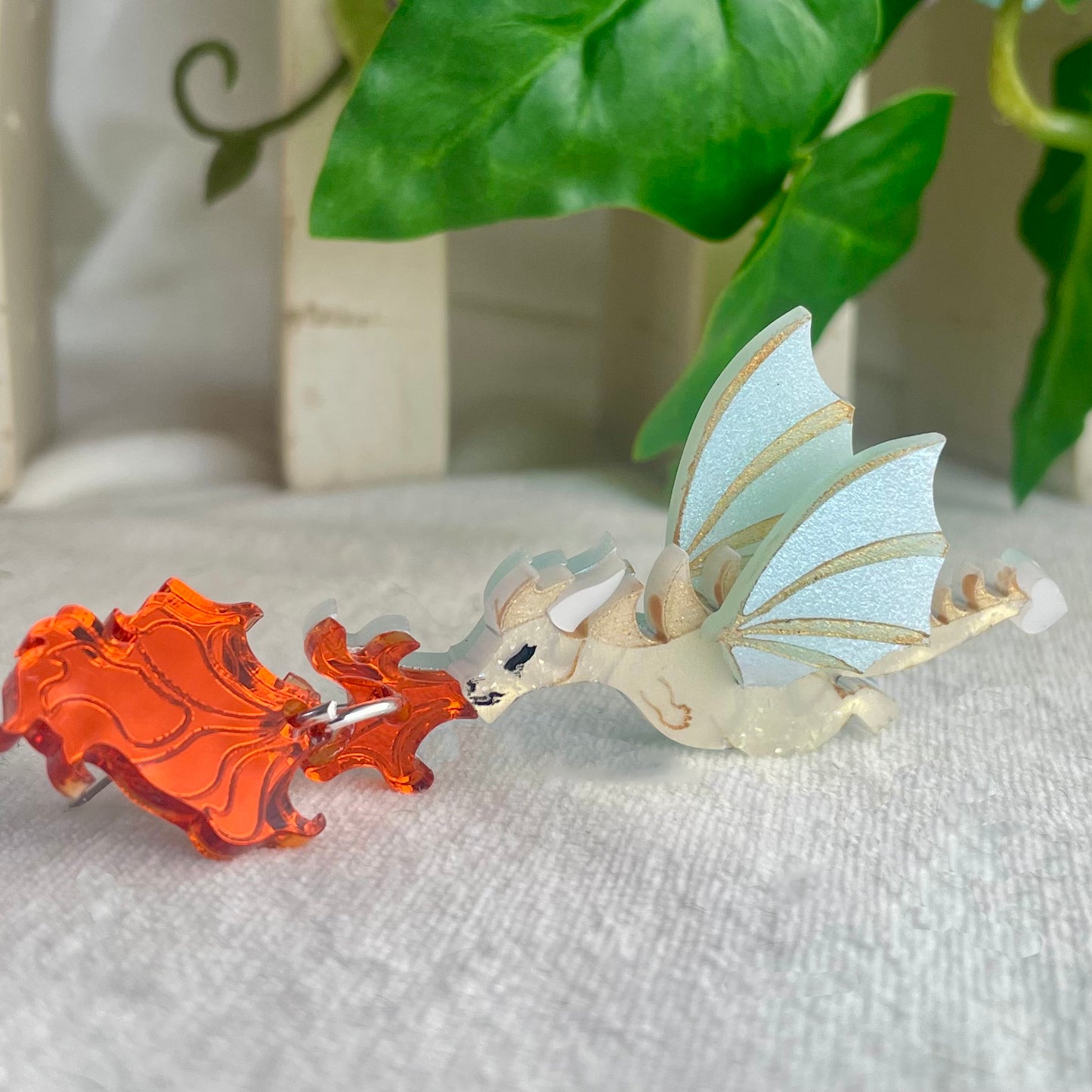 *NEW* Fire-Breathing Dragon Statement Earrings