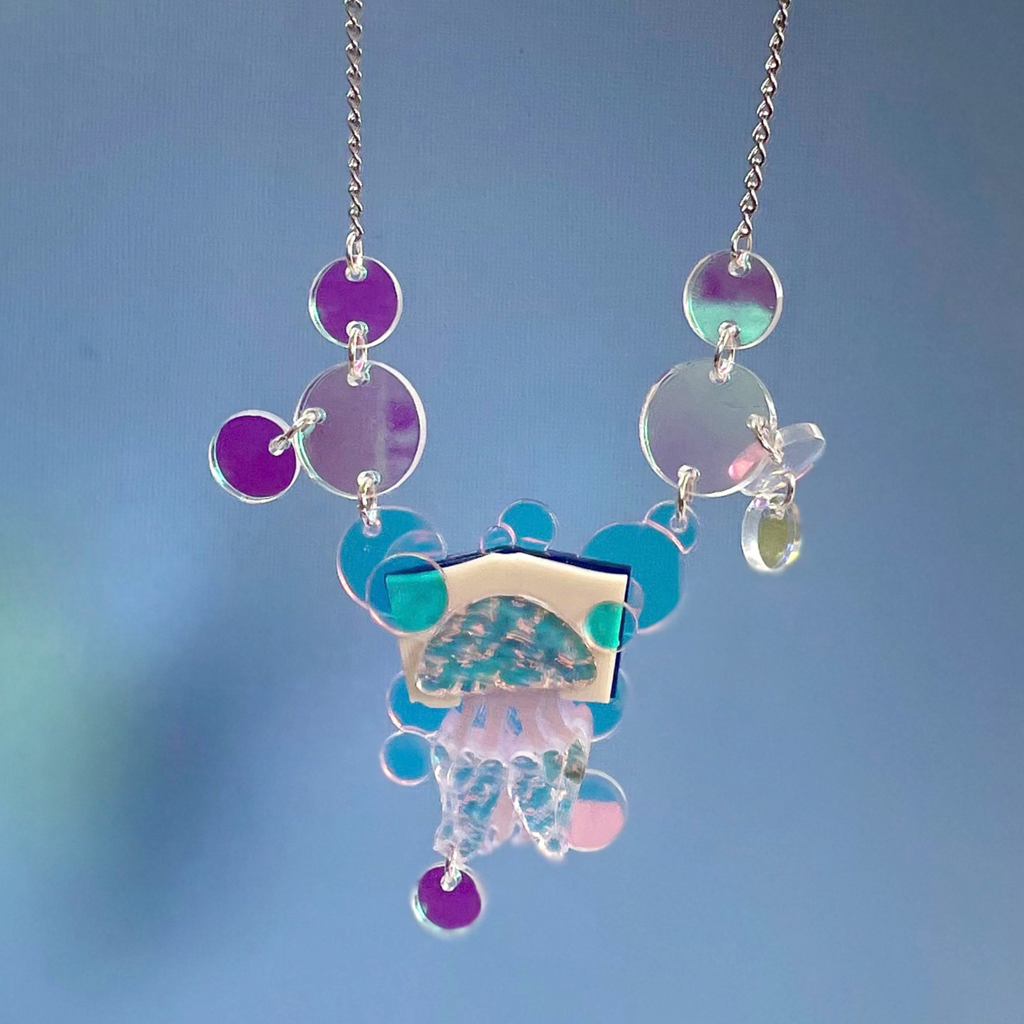 Jelly Reader Statement Necklace