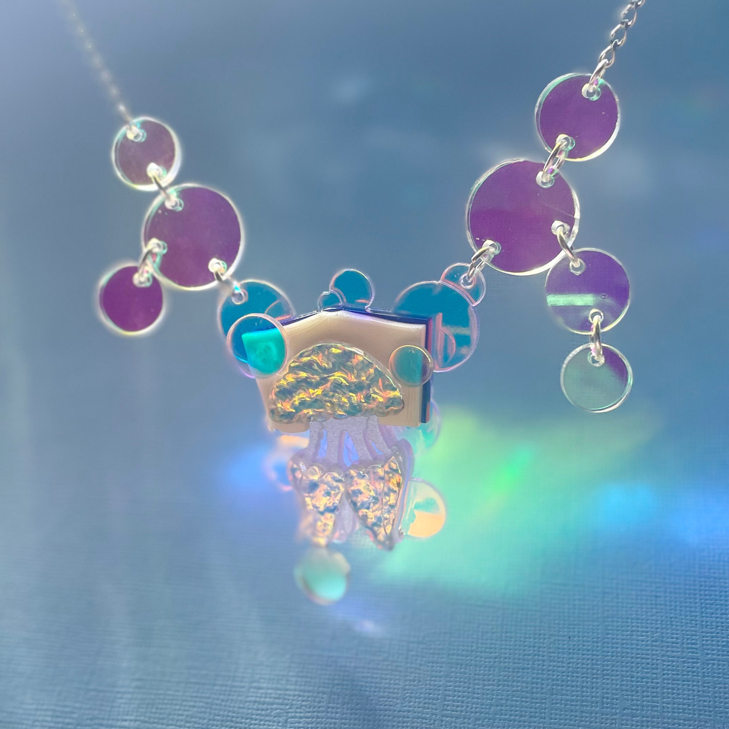 Jelly Reader Statement Necklace