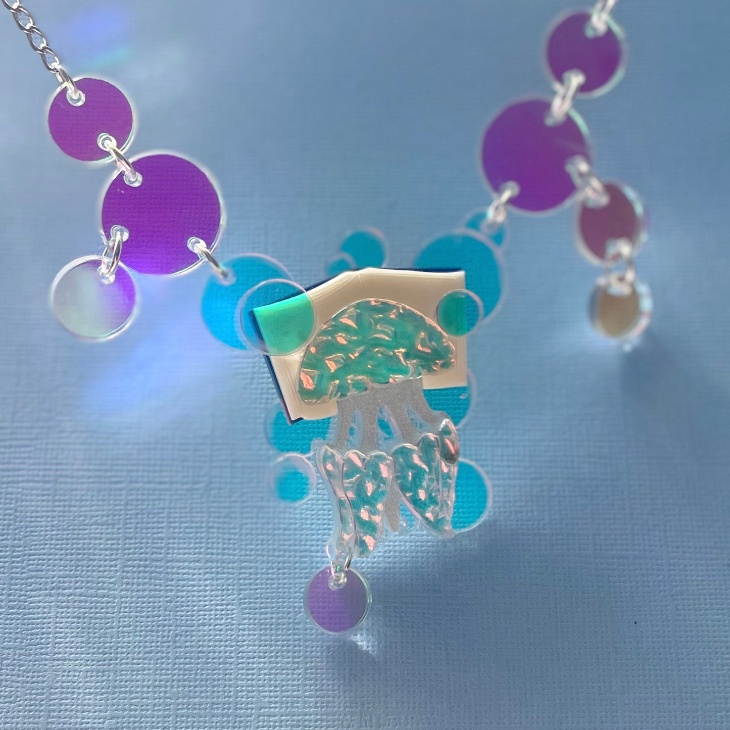 Jelly Reader Statement Necklace