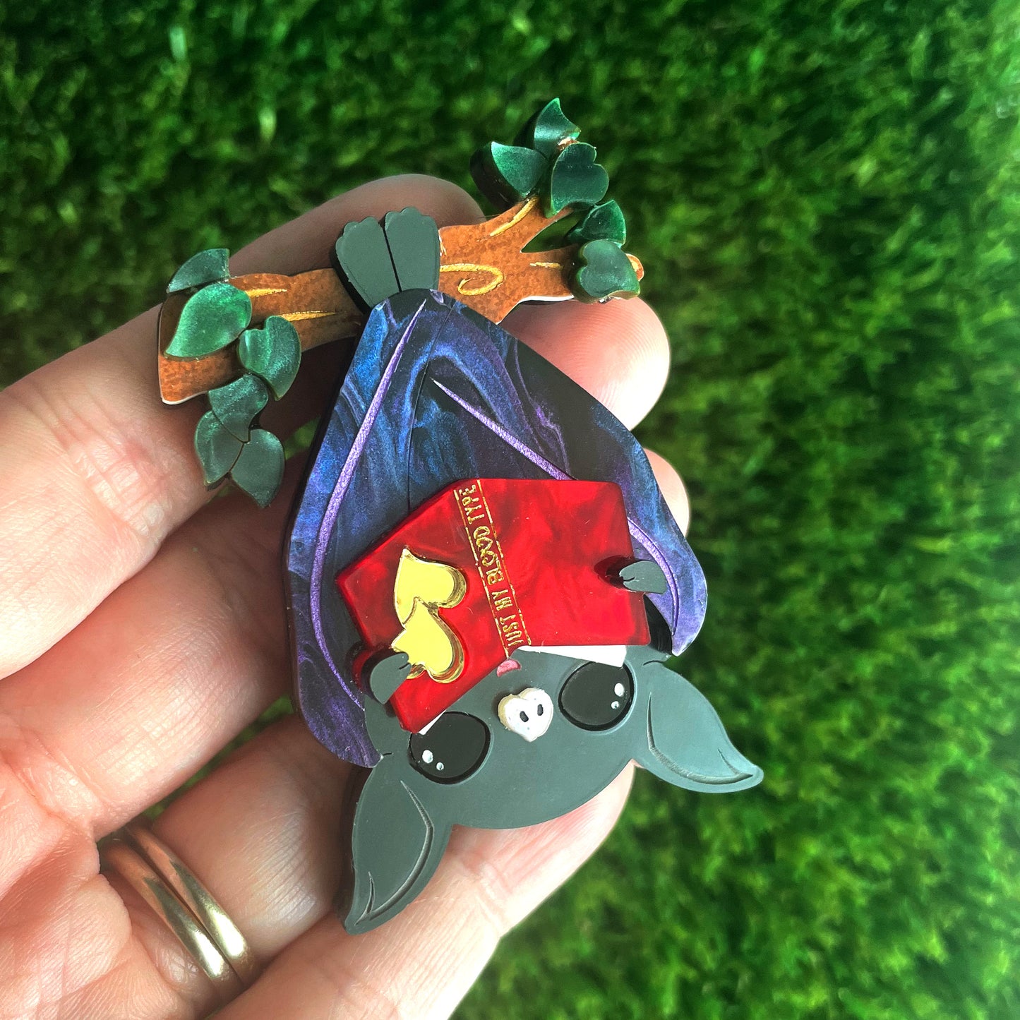 Just Batty For Romance Brooch