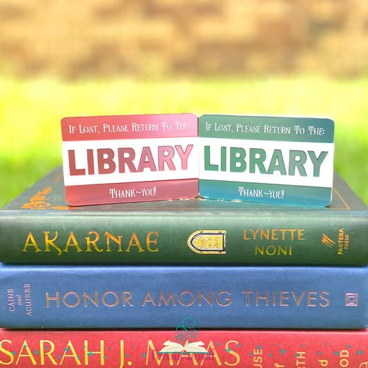 If Lost.. Library Edition Brooch