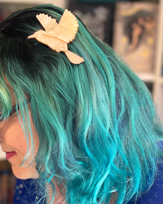 Parchment Lark Hairclips