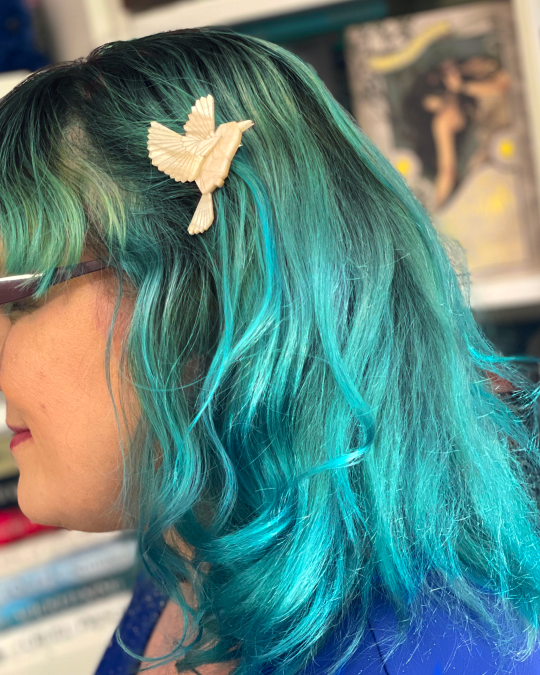 Parchment Lark Hairclips