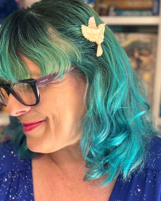 Parchment Lark Hairclips