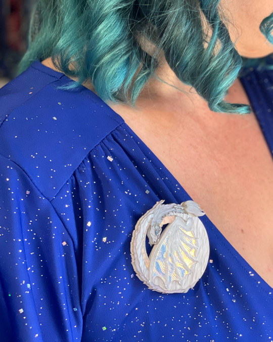 Moonplume Brooch/Pendant