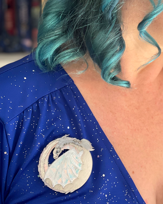 Moonplume Brooch/Pendant