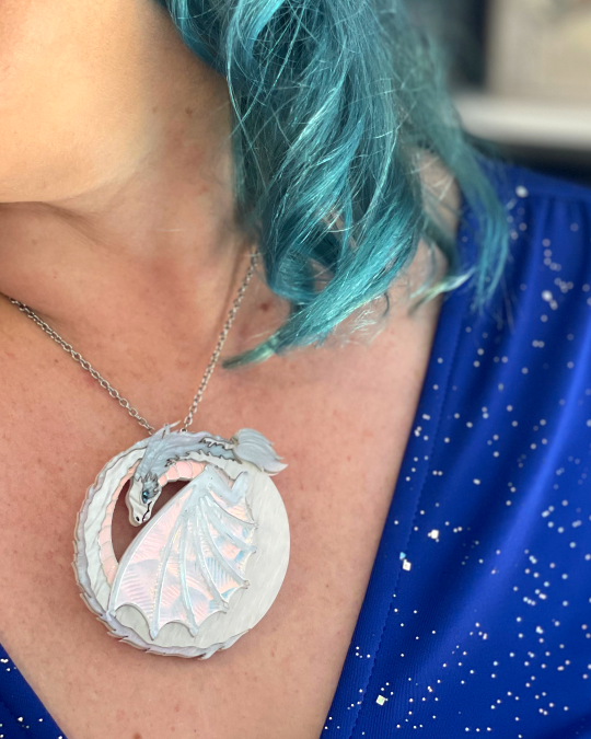 Moonplume Brooch/Pendant