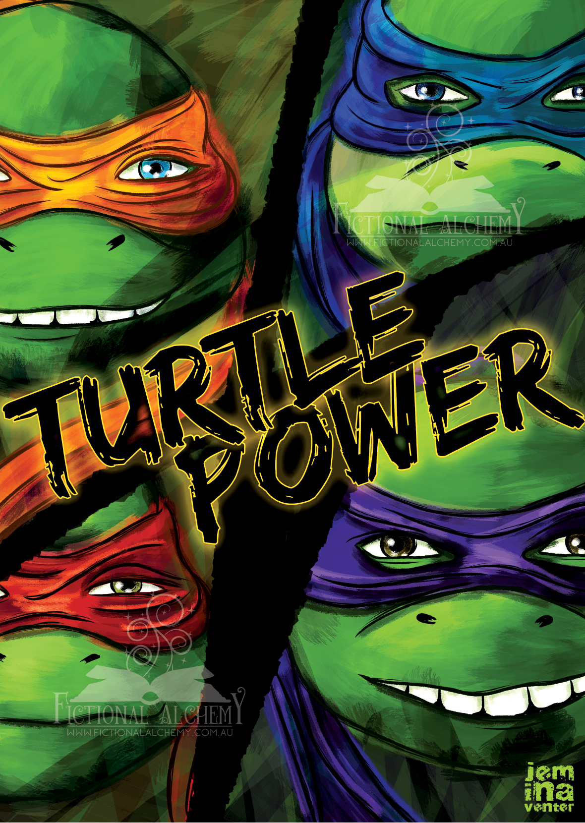 Ninja Turtles Art Print