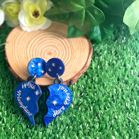 Officially Licensed Sarah J. Maas Night & Stars Statement Earrings