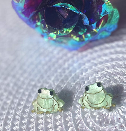 NEW! Froggy Familiars Studs