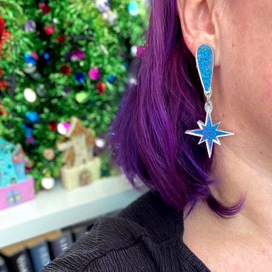 North Star Statement Earrings