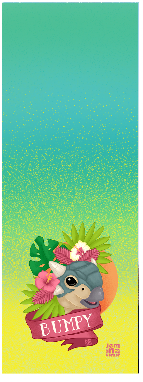 Bumpy Art Bookmark