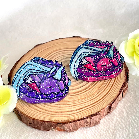 *NEW* Art Pin - Fell Asleep Reading Dragon