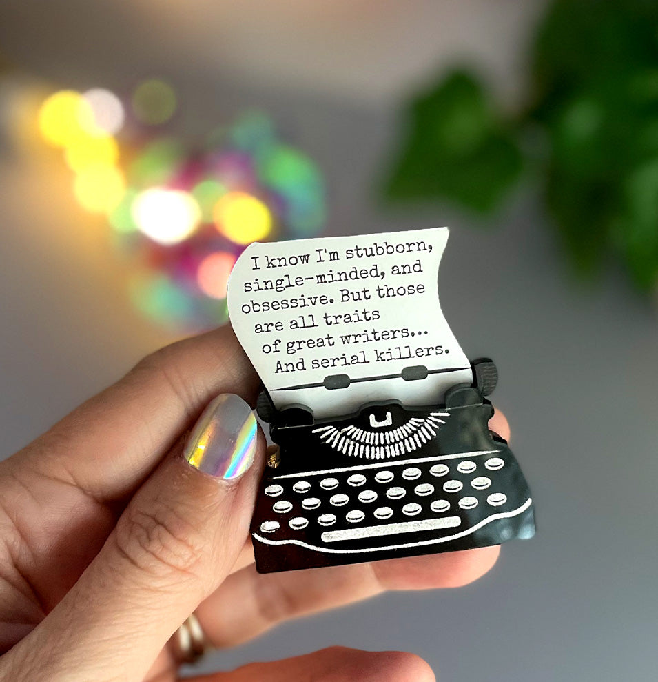 Great Writers... Brooch